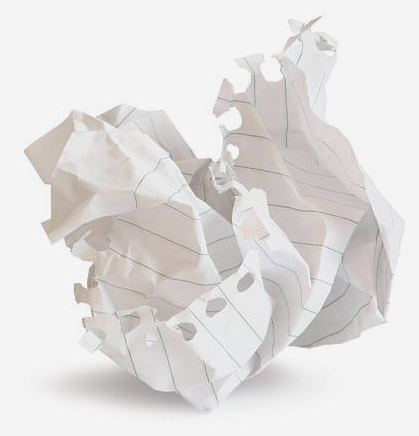 Crumpled-paper – Buildup